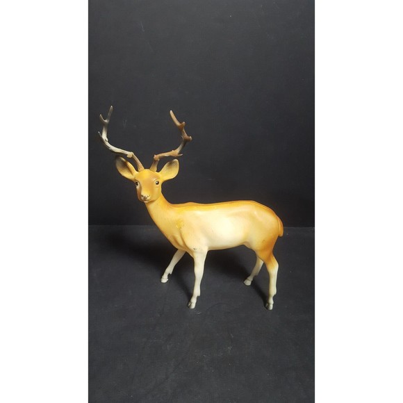 Vintage Hard Plastic Deer Made in Hong Kong - Picture 11 of 13